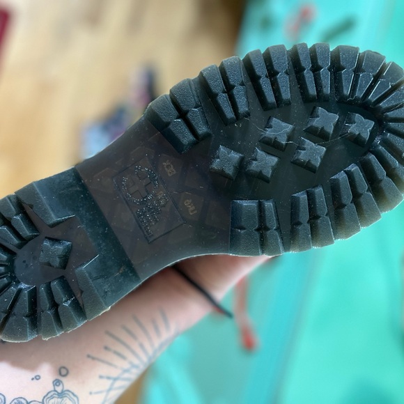 Dr. Martens SINCLAIR FLORAL PLATFORM BOOTS Sz8 - fit like 8.5/9 - Picture 6 of 8